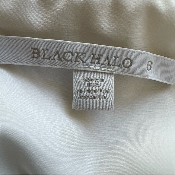 Black Halo Samara Halter Sheath Dress 13808 - Picture 6 of 9